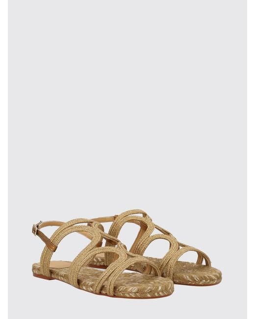 Castaner Natural Pitra Woven Raffia Low-Heeled Slingback Sandals With Jute Midsole