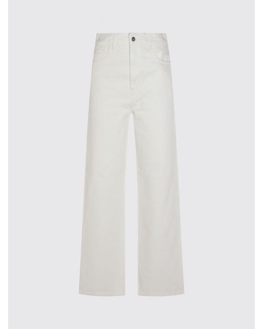 Carhartt White Jane High-Waisted Wide-Leg Jeans