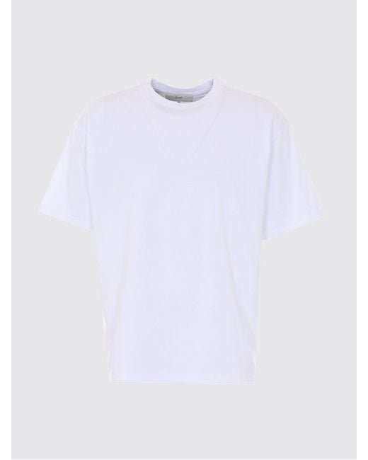 DUNST White Basic Cotton T-Shirt By for men