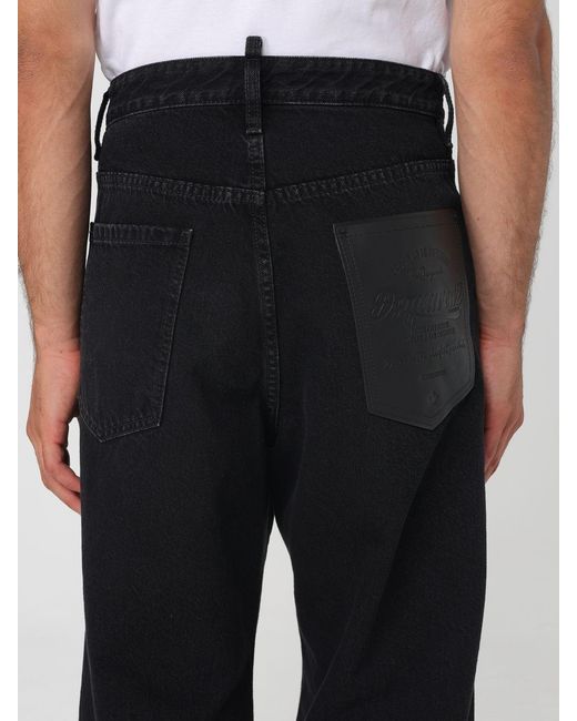 DSquared² Black Jeans for men
