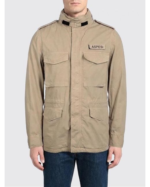 Aspesi Natural Cotton Parka for men
