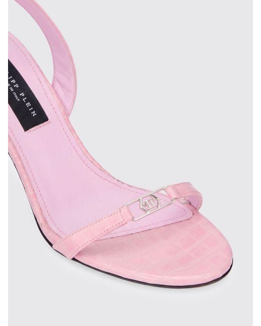 Philipp Plein Pink Heeled Sandal