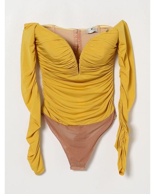 Elisabetta Franchi White Light Crepe Jersey Body