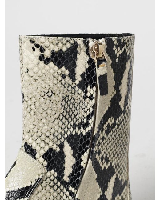 Khaite White Flat Ankle Boots