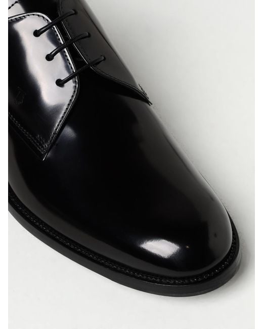 Tod's Black Brogue Shoes for men