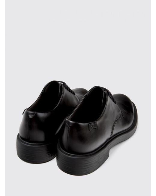 Camper Black Brogue Shoes for men