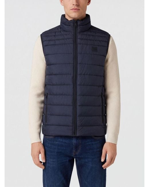 Boss Blue Odeno Padded Gilet for men