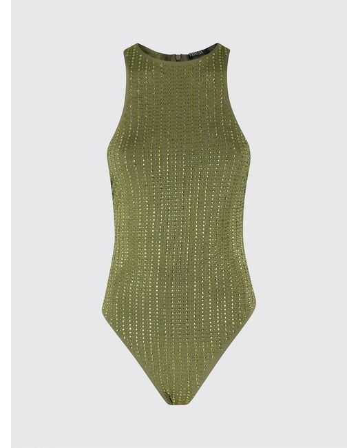 VENUJA Green Polyamide One-Piece Swimsuit With Rhinestones