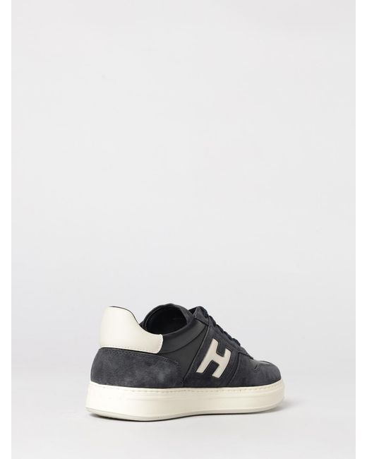 Hogan White H-Tv Leather Sneakers for men