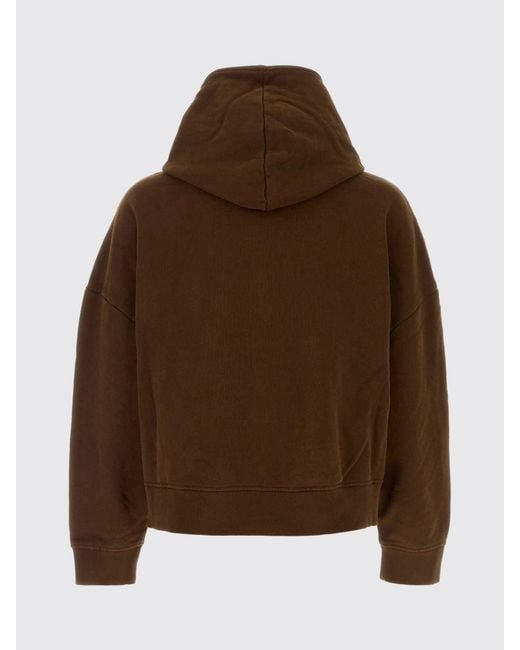 Entire studios Brown Cotton Hoodie for men