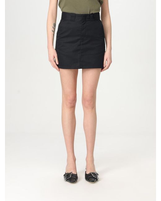 Dickies Black Mini Skirt Belted