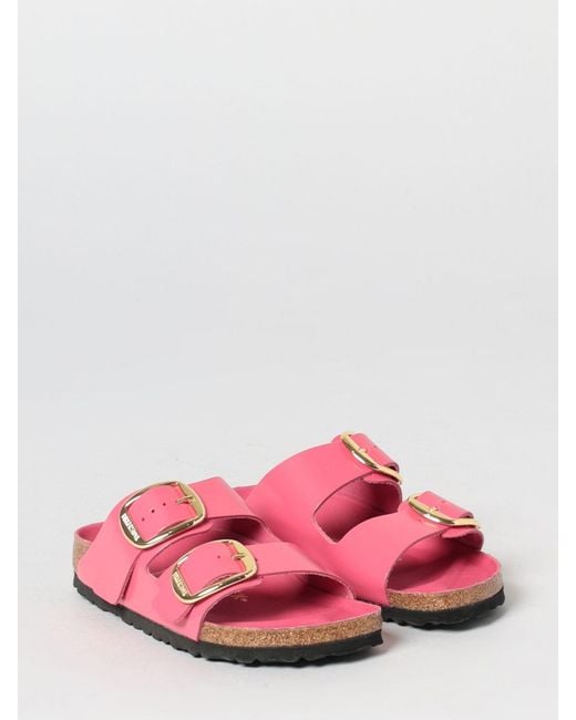 Birkenstock Pink Arizona Big Buckle Sandals