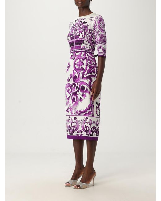 Dolce & Gabbana White Midi Dresses