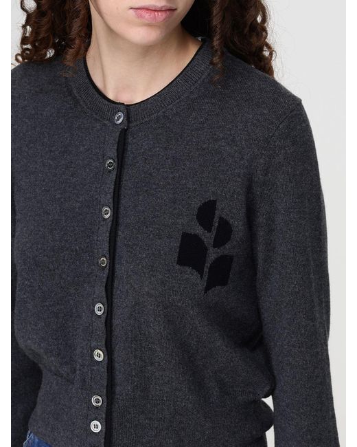 Isabel Marant Blue Lona Cotton Blend Cardigan