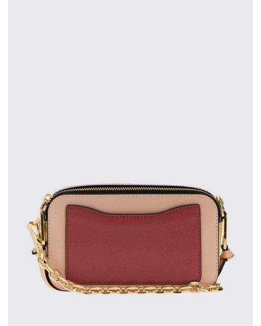 Marc Jacobs Natural The Snapshot Small Saffiano Leather Crossbody Bag