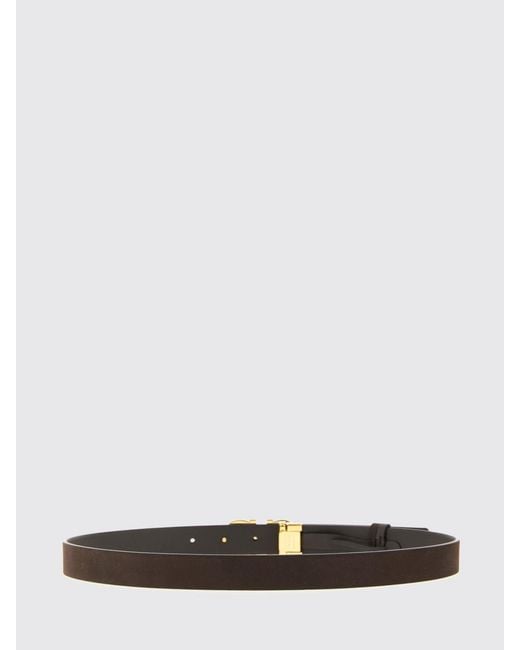 Ferragamo White Gancini Suede Calfskin Leather Belt