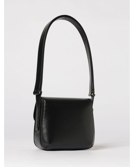 Giorgio Armani Black La Prima Palmellato Leather Bag