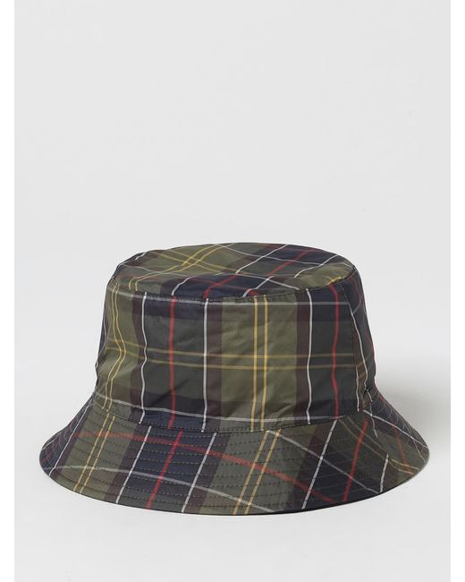 Sombrero De Algodón A Cuadros Barbour de hombre de color Blue