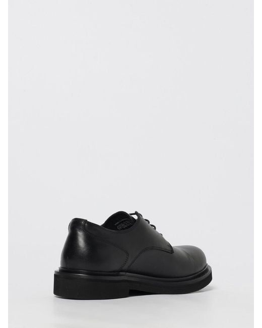 Karl Lagerfeld Black Leather Derby Shoes for men