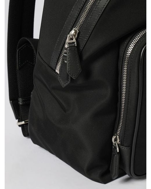 Bally Black Nylon Backpack for men