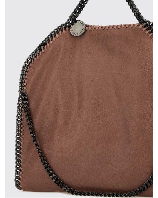 Stella McCartney Brown Falabella Faux Suede Tote Bag