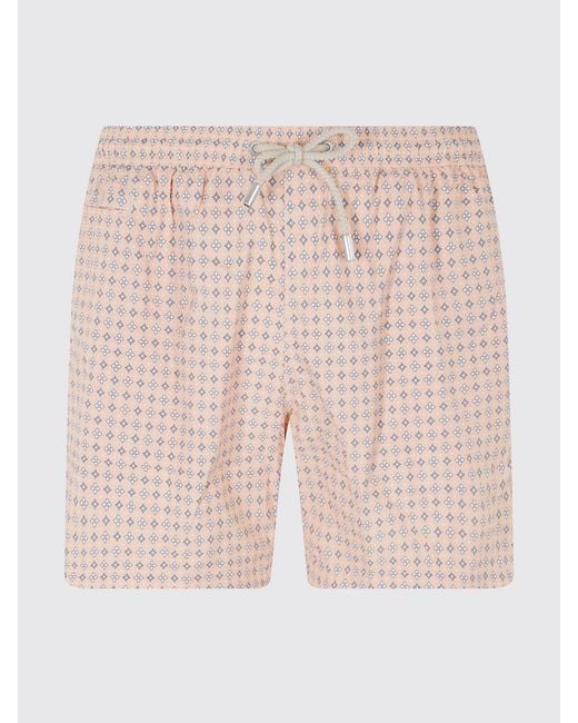 Mc2 Saint Barth Pink Printed Swimsuit for men