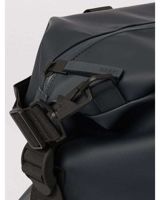 Rains Black Hilo Weekend Duffel Bag for men