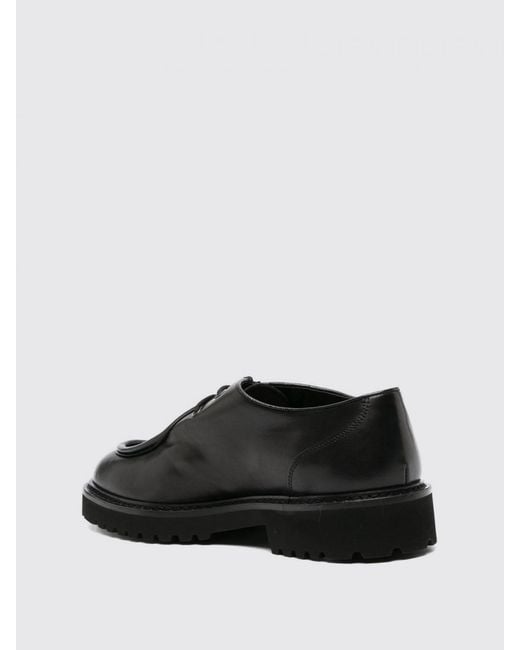 Doucal's Black Brogue Shoes for men