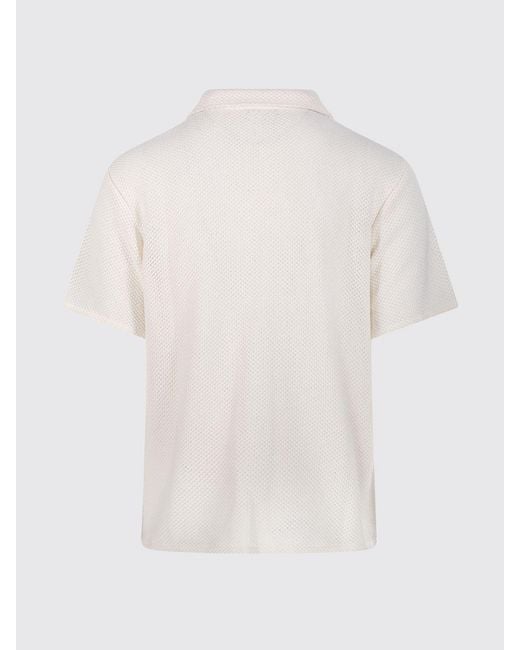 DUNST White Casual Cotton Blend Shirt for men
