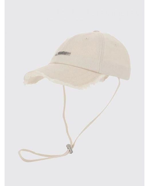 Jacquemus Natural Artichaut Cotton Twill Hat