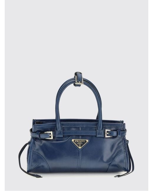 Borsa Bonnie Medium di Prada in Blue