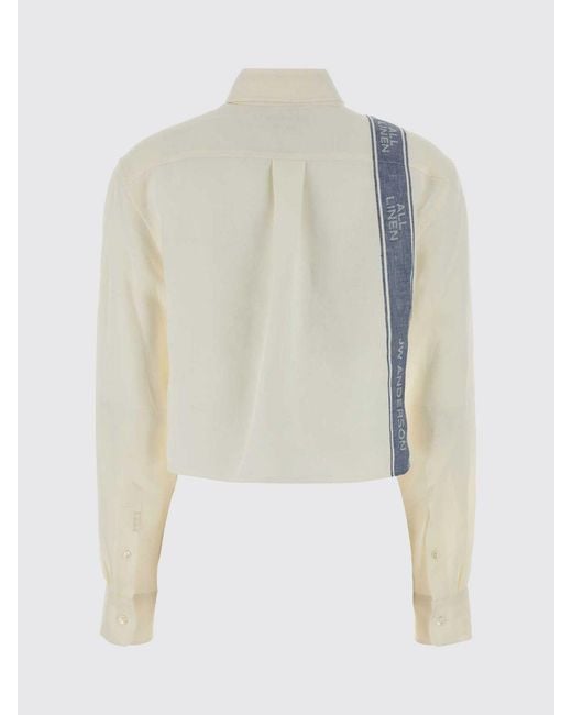 J.W. Anderson Blue Linen Shirt