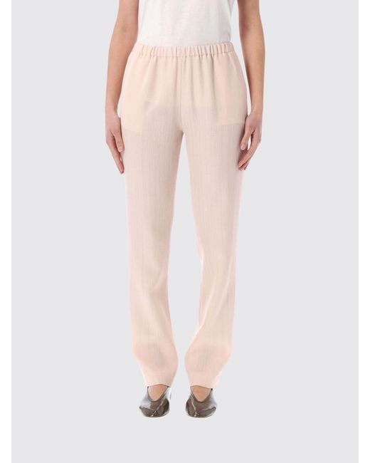 Loulou de Saison Pink Virgin Wool Blend Trousers