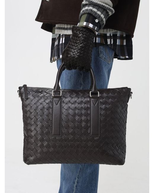 Bottega Veneta Black Gloves for men