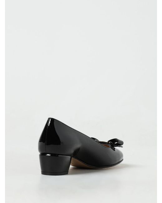Ferragamo Black High Heel Shoes
