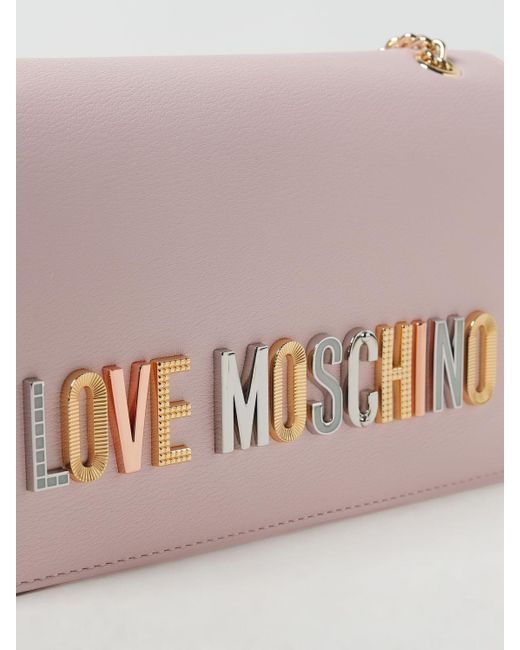 Love Moschino Pink Schultertasche