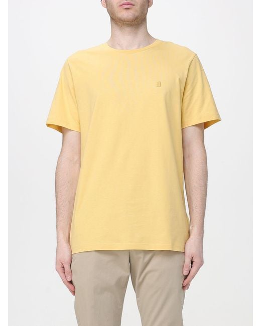 Dondup Yellow Basic Cotton T-Shirt for men