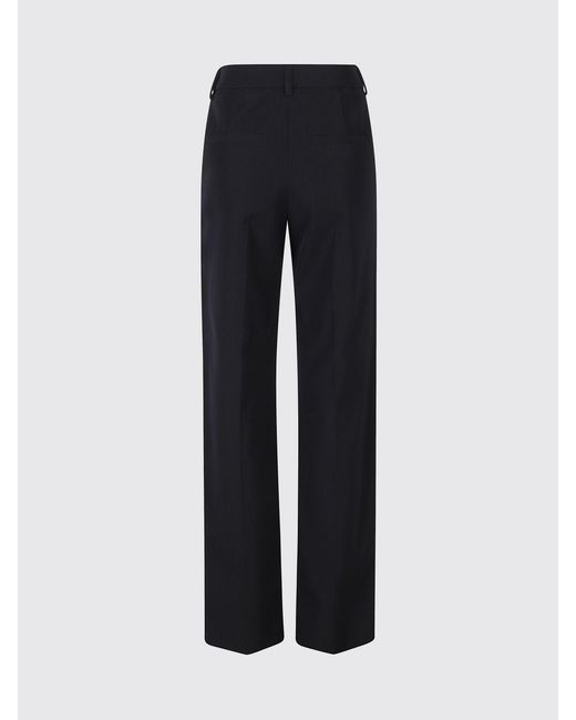 A.P.C. Black High-Waisted Slim Fit Crêpe Tailored Trousers