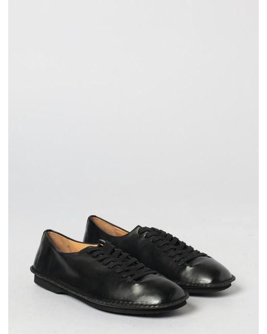 Premiata White Leather Derby Shoes for men