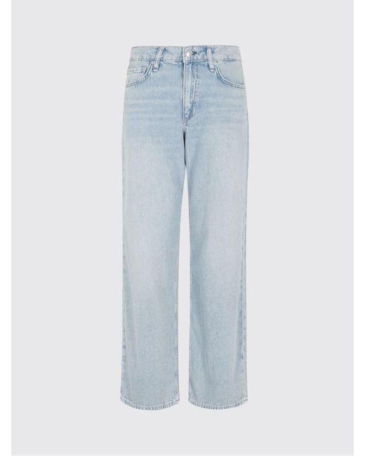 Rag & Bone Blue Rag &Amp Bone Straight Cotton Denim Jeans