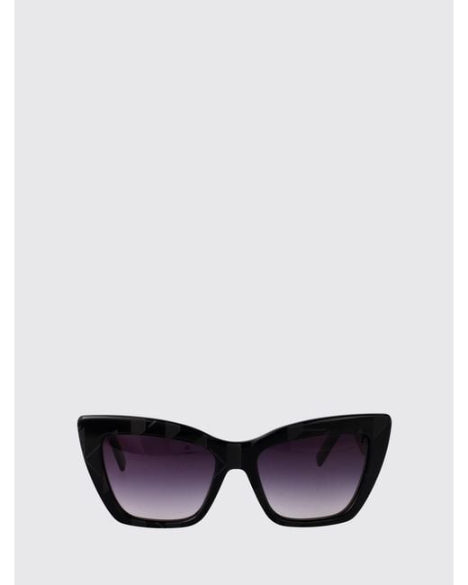 Karl Lagerfeld Black Vintage Design Cat Eye Sunglasses