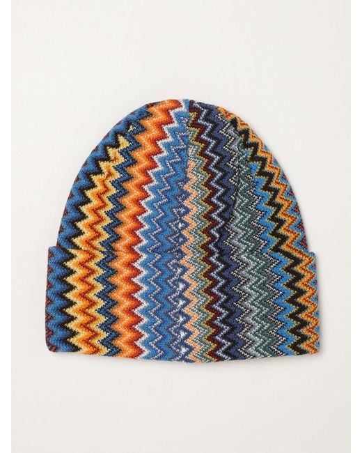 Cappello Beanie di Missoni in Blue da Uomo