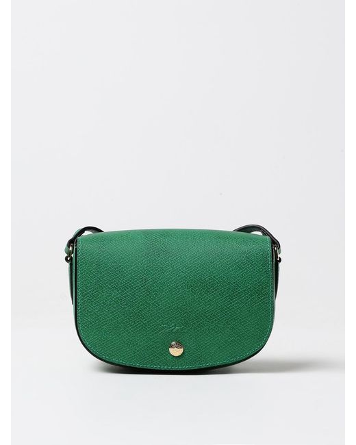 Longchamp Green Roseau Crossbody Bag