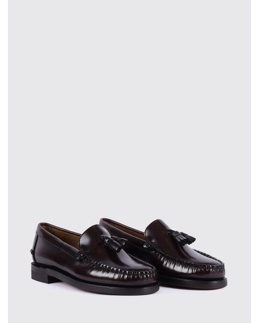 Sebago White Flat Shoes