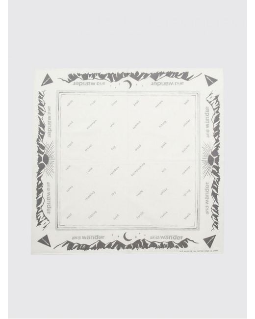 Bandana di And Wander in Gray da Uomo