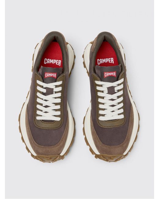 Camper White Drift Trail Nubuck Sneakers