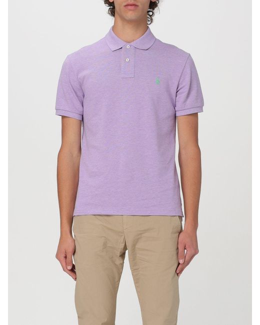Polo Ralph Lauren Purple Polo Shirt for men