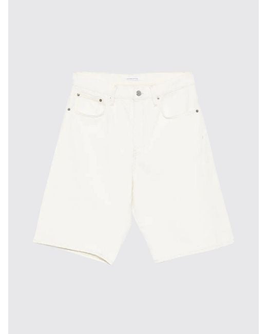 sunflower White Denim Shorts for men
