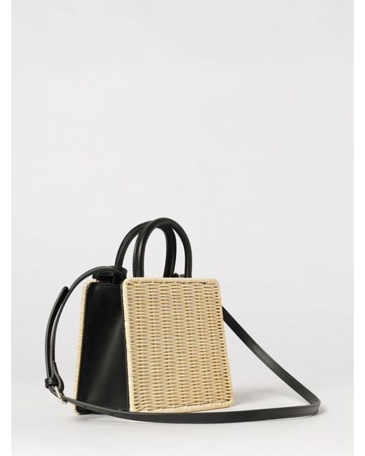 Mc2 Saint Barth Metallic Leather Handbag