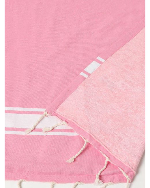 Telo da bagno in cotone di Mc2 Saint Barth in Pink